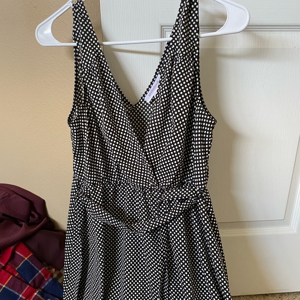 Motherhood Maternity Black wrap dress